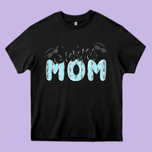Swim Mom Heavy Core Tee Designed By Maliassmallbusiness