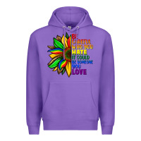 Purple Be careful who you hate it could be someone you Premium Hoodie - FaDigitalArtStudio