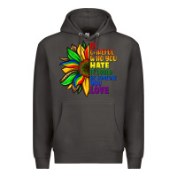 Smoke Be careful who you hate it could be someone you Premium Hoodie - FaDigitalArtStudio