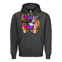 Charcoal Heather Small business mama Mother's Day Zipper Hoodie - FaDigitalArtStudio