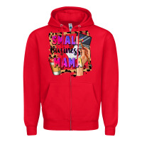 Red Small business mama Mother's Day Zipper Hoodie - FaDigitalArtStudio