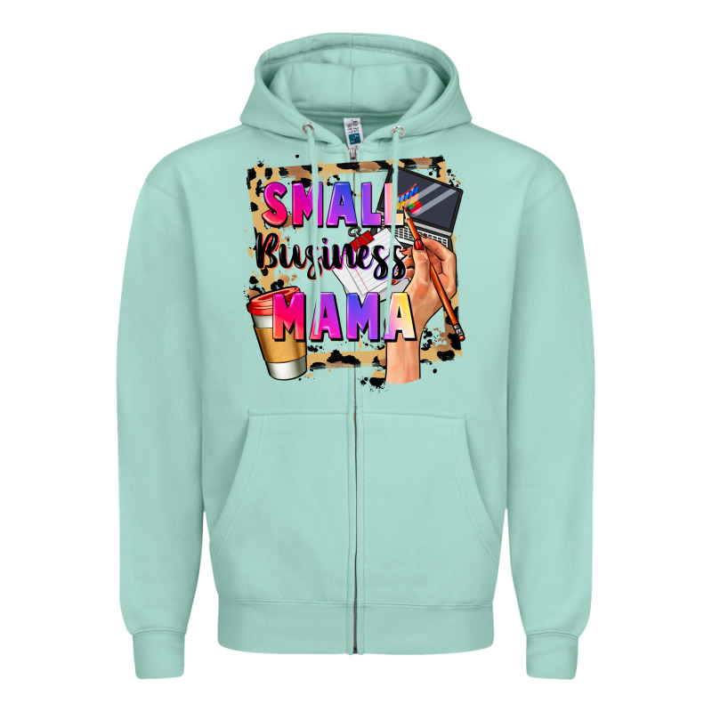Small Business Mama Mother's Day Zipper Hoodie by FaDigitalArtStudio | Teevron