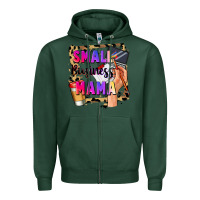 Sports Green Small business mama Mother's Day Zipper Hoodie - FaDigitalArtStudio