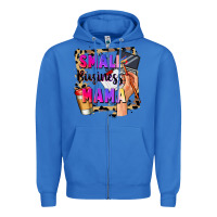True Royal Small business mama Mother's Day Zipper Hoodie - FaDigitalArtStudio