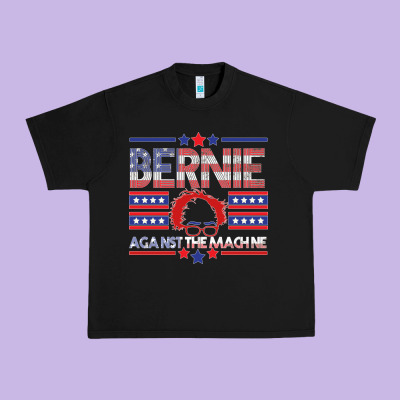 Bernie Against The Machine Urban Heavy Tee Designed By Bettercallsaul