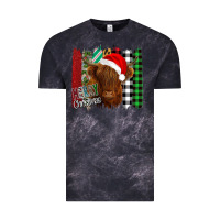 Cloud Black Merry Christmas Cow Vintage Tee - Bettercallsaul