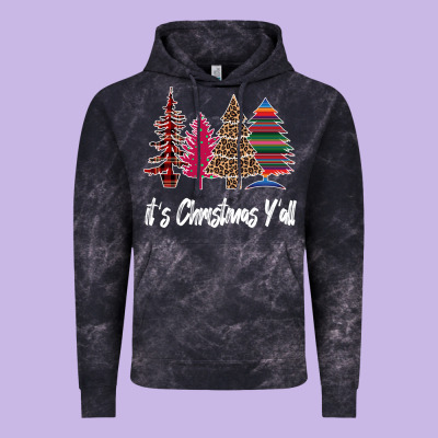 Merry Christmas Pine Tree Vintage Hoodie Designed By Bettercallsaul
