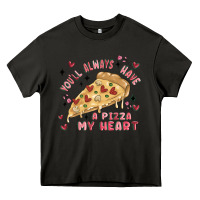 Asphalt you'll always have a pizza my heart Heavy Core Tee - MaliasSmallBusiness