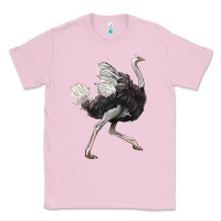 Bubblegum Pink Ostrich Classic Tee - LillyAllenDesigns
