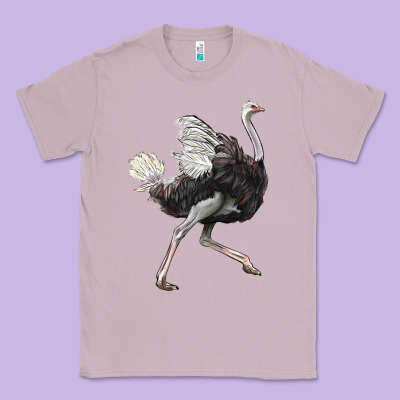 Ostrich Classic Tee Designed By Lillyallendesigns