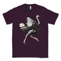 Plum Ostrich Classic Tee - LillyAllenDesigns