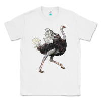 White Ostrich Classic Tee - LillyAllenDesigns