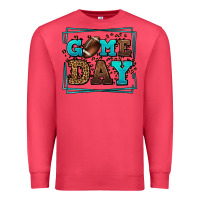Cardinal Game day American Football leopard frame Premium Sweatshirt - LillyAllenDesigns