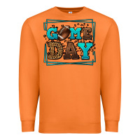Carrot Game day American Football leopard frame Premium Sweatshirt - LillyAllenDesigns