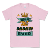 Bubblegum Pink world's best papaw ever Classic Tee - Jasminsmagicworld