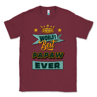 Burgundy world's best papaw ever Classic Tee - Jasminsmagicworld