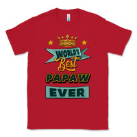 Red world's best papaw ever Classic Tee - Jasminsmagicworld
