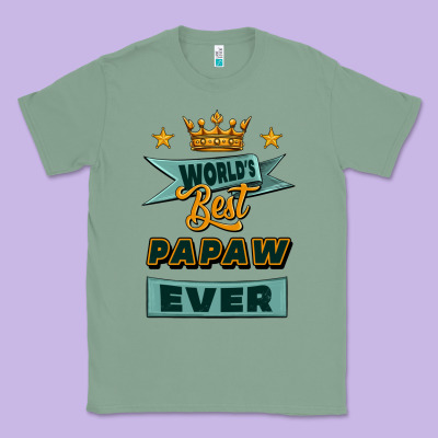 World's Best Papaw Ever Classic Tee Designed By Jasminsmagicworld