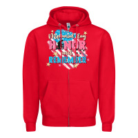 Red Memorial Day honor and remember Zipper Hoodie - FaDigitalArtStudio