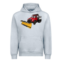 Heather Grey snow plow Urban Hoodie - Artiststas