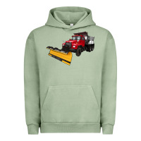 Pigment Oil Green snow plow Urban Hoodie - Artiststas