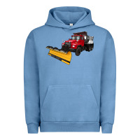 Pigment Pebble Blue snow plow Urban Hoodie - Artiststas