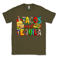 Army Green tacos and tequila Classic Tee - RanaPortraitStore