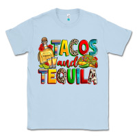 Dusty Blue tacos and tequila Classic Tee - RanaPortraitStore