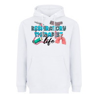 White Western Respiratory Therapist Life Heavyweight Hoodie - LillyAllenDesigns