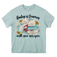 Arona reading is dreaming with your eyes open Heavy Core Tee - MaliasSmallBusiness
