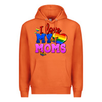 Carrot I love my moms Premium Hoodie - FaDigitalArtStudio