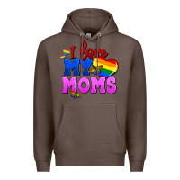 Coffee I love my moms Premium Hoodie - FaDigitalArtStudio