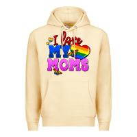Pina Colada I love my moms Premium Hoodie - FaDigitalArtStudio