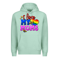 Seafoam I love my moms Premium Hoodie - FaDigitalArtStudio