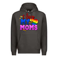 Smoke I love my moms Premium Hoodie - FaDigitalArtStudio