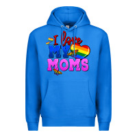 True Royal I love my moms Premium Hoodie - FaDigitalArtStudio