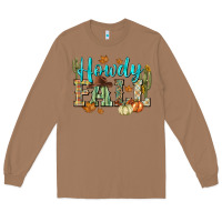 Toasted Coconut Western howdy Fall Long Sleeve Tee - NancyCooperArtShop