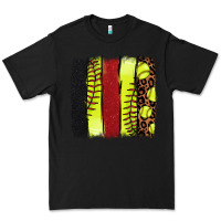 Black softball brushstroke Premium Tee - NancyCooperArtShop