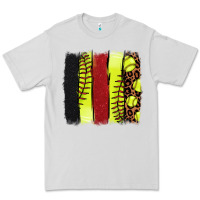 Dove Grey softball brushstroke Premium Tee - NancyCooperArtShop