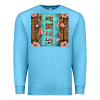 Ocean Blue Western Mama Pink Roses Mother's Day Premium Sweatshirt - LillyAllenDesigns