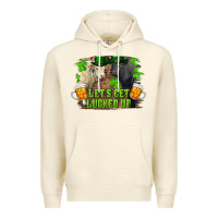 Sandshell let's get lucked up charolais and black angus bull Premium Hoodie - RanaPortraitStore