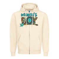 Sandshell Mama's boy Mother's Day Zipper Hoodie - FaDigitalArtStudio