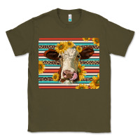 Army Green serape leopard hereford cattle mousepad Classic Tee - Jasminsmagicworld