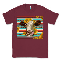 Burgundy serape leopard hereford cattle mousepad Classic Tee - Jasminsmagicworld