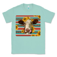 Seafoam serape leopard hereford cattle mousepad Classic Tee - Jasminsmagicworld