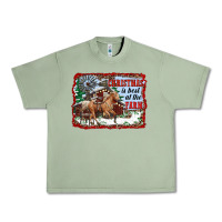 Oil Green christmas is best at the farm Urban Heavy Tee - RanaPortraitStore