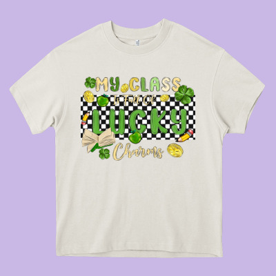My Class Is Full Of Lucky Charms Heavy Core Tee Designed By Maliassmallbusiness