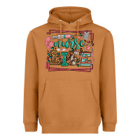 Meerkat Nurse life leopard frame Heavyweight Hoodie - LillyAllenDesigns