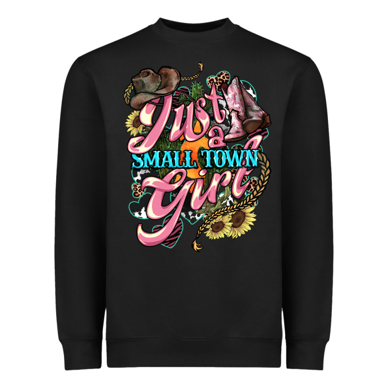 Just A Small Town Girl Heavyweight Sweatshirt by HowdyJamesFarm | Teevron