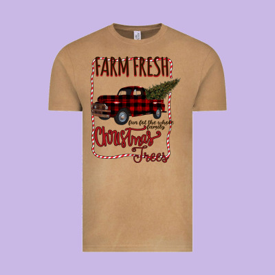 Farm Fresh Christmas Vintage Tee Designed By Bettercallsaul